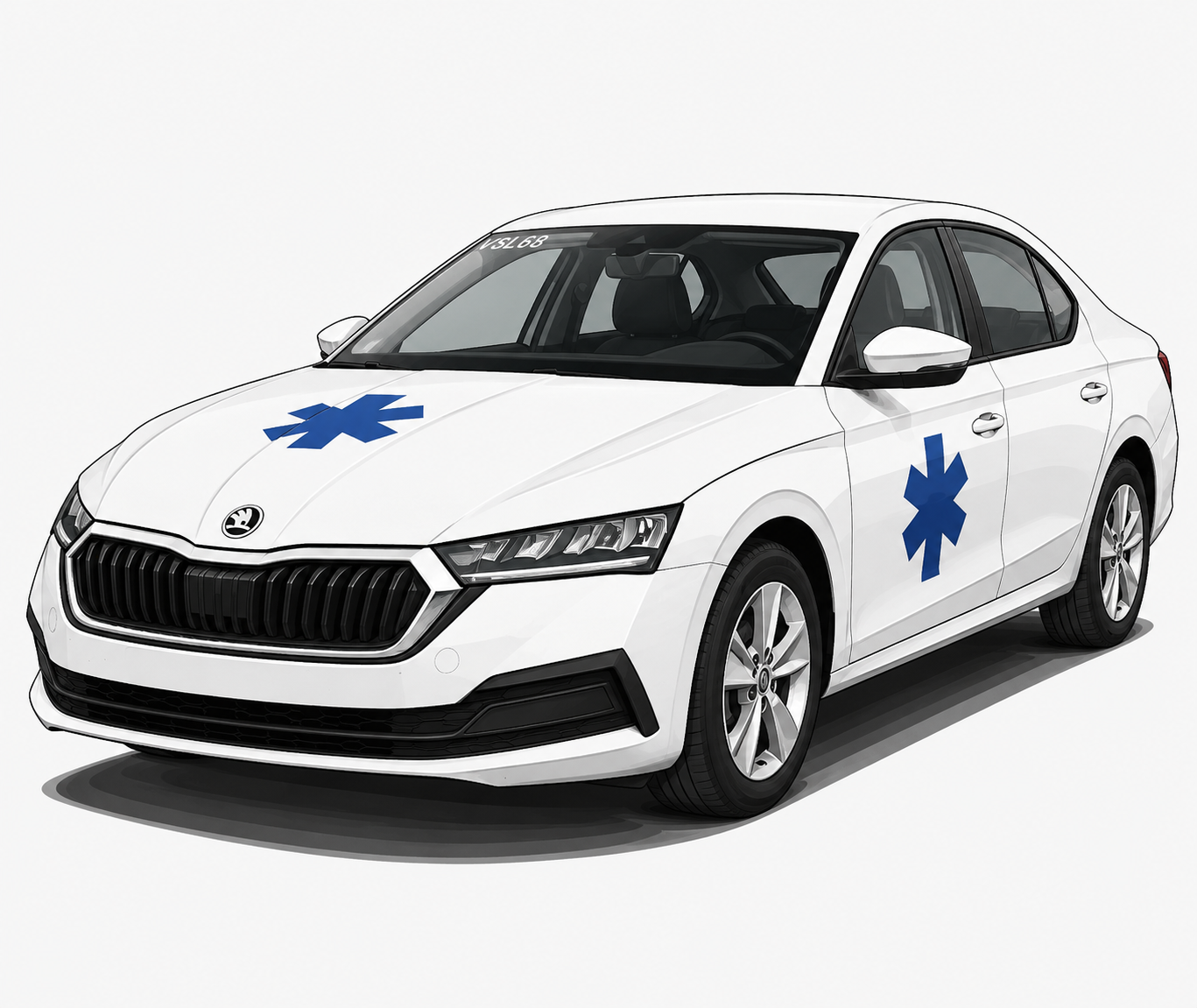 VSL — Véhicule Sanitaire Léger — Škoda Octavia de 3F Ambulance